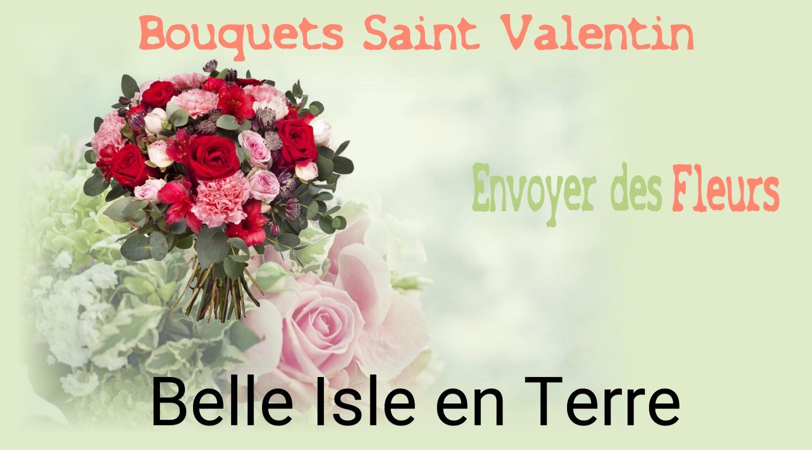Roses de Saint-Valentin livrées à Belle-Isle-en-Terre